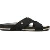Vionic Women’s BEACH Boardwalk Panama Canvas Sandals- Sustainable Washable Slide with Orthotic Insole Arch Support, Women’s Sneakers Medium Fit, Sizes 5-12(Black)