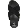 Vionic Women’s BEACH Boardwalk Panama Canvas Sandals- Sustainable Washable Slide with Orthotic Insole Arch Support, Women’s Sneakers Medium Fit, Sizes 5-12(Black)