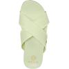 Vionic Women’s BEACH Boardwalk Panama Canvas Sandals- Sustainable Washable Slide with Orthotic Insole Arch Support, Women’s Sneakers Medium Fit, Sizes 5-12(Pale Lime)