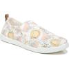 Vionic Womens Malibu Slip-onsLoafer(White Orange Grove Canvas)