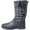 Western Chief Women’s Tall Waterproof Rain Boot Outdoor Garden Shoes(Black Sheep)