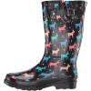 Western Chief Women’s Tall Waterproof Rain Boot Outdoor Garden Shoes(Dotty Goat)