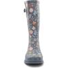 Western Chief Women’s Tall Waterproof Rain Boot Outdoor Garden Shoes(Gray Garden Play)