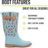 Western Chief Women’s Tall Waterproof Rain Boot Outdoor Garden Shoes(Nordic)