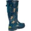 Western Chief Women’s Tall Waterproof Rain Boot Outdoor Garden Shoes(Owl Haven)