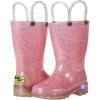 Girl’s Sparkle Lighted PVC Rain (Toddler/Little Kid)(Pink)