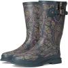 Western Chief Women’s Tall Waterproof Rain Boot Outdoor Garden Shoes(Organic Paisley)