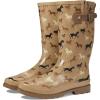 Western Chief Women’s Tall Waterproof Rain Boot Outdoor Garden Shoes(To the Races)