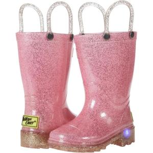 Girl’s Sparkle Lighted PVC Rain (Toddler/Little Kid)(Pink)