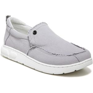Vionic Beach Seaview Casual Men’s Slip On Sneakers-Sustainable Shoes That Include Three-Zone Comfort with Orthotic Insole Arch Support, Machine Wash Safe- Sizes 7-13(Light Grey)