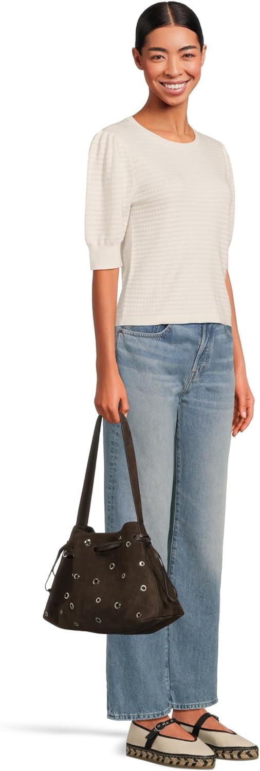 imageMadewell Suede Drawstring ShoulderEyelet Dark Carob
