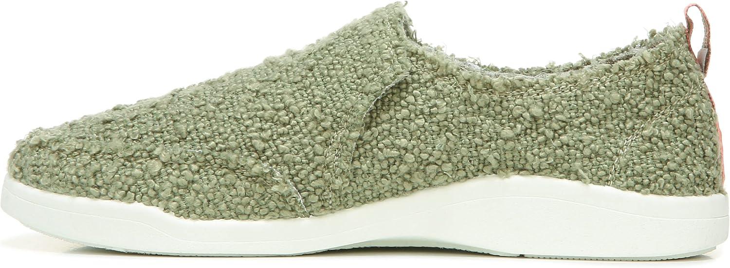 imageVionic Womens Malibu Slipons LoaferArmy Green Boucle