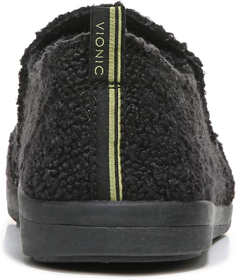 imageVionic Womens Malibu Slipons LoaferBlack Boucle