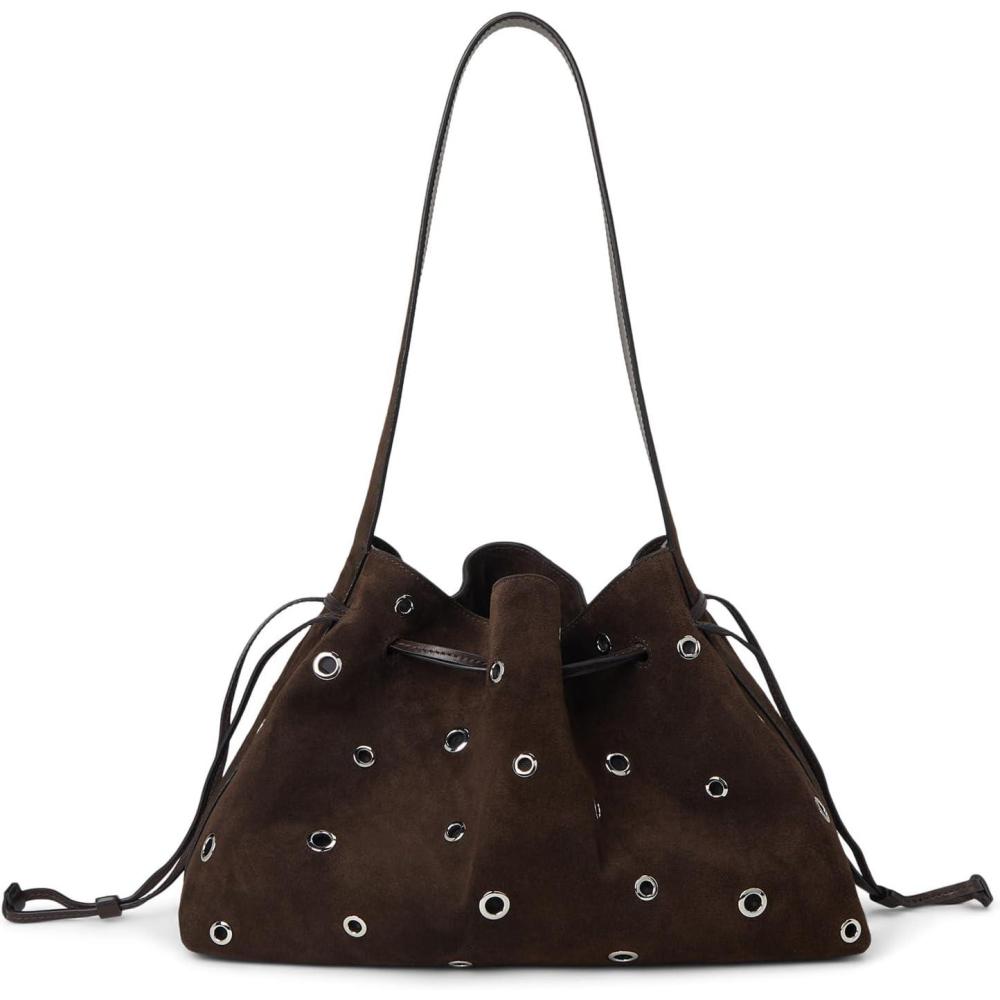 imageMadewell Suede Drawstring ShoulderEyelet Dark Carob