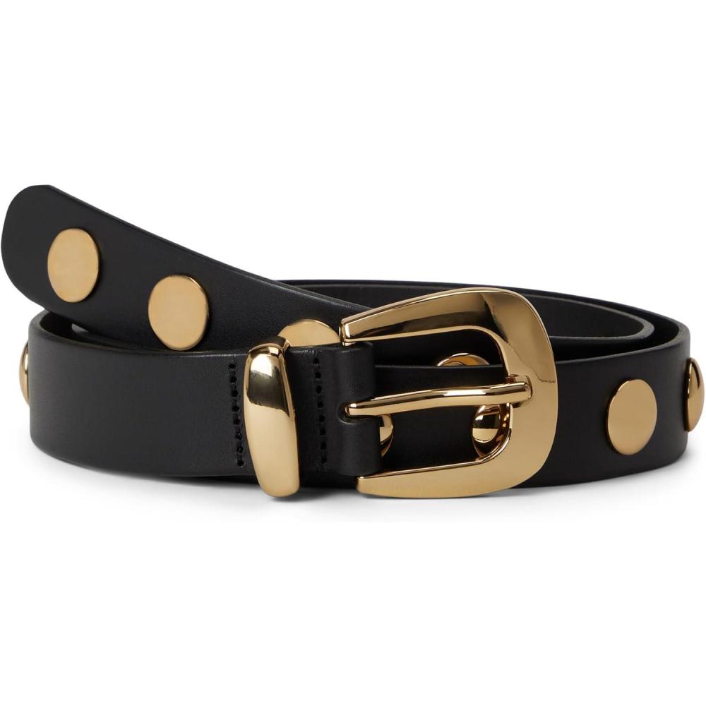 imageMadewell Womens Clean Western BeltTrue Black Multi in Gold