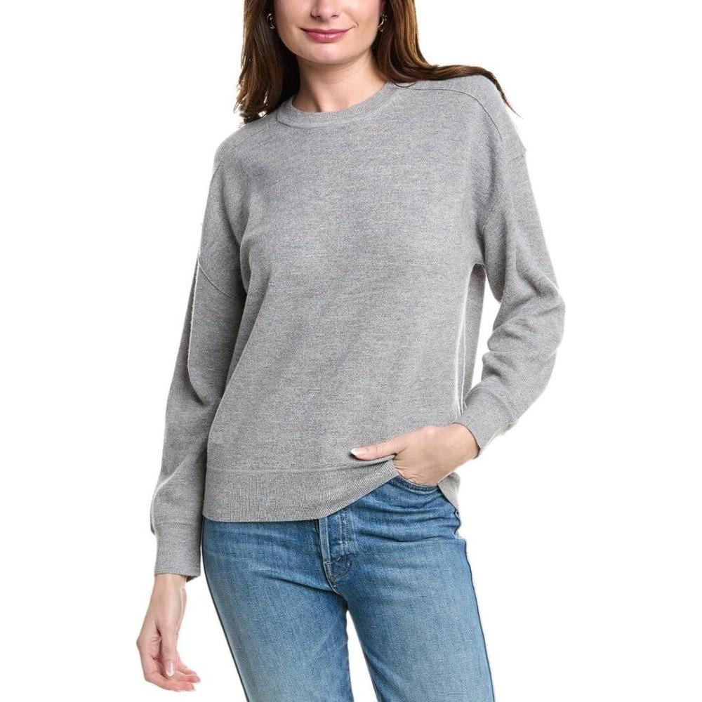 imageMadewell Womens Hayes Merino Wool PulloverGrey Mouline