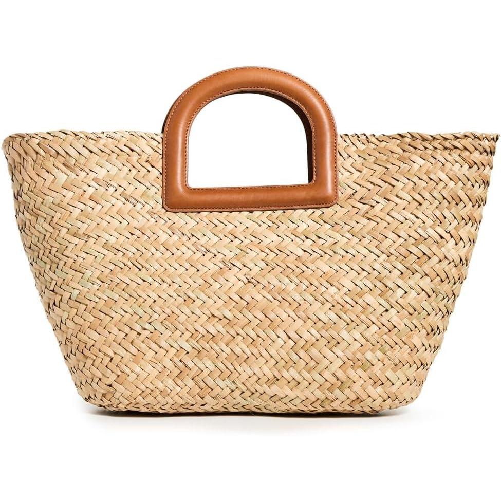 imageMadewell Womens Large Basket ToteSaddle Brown Multi