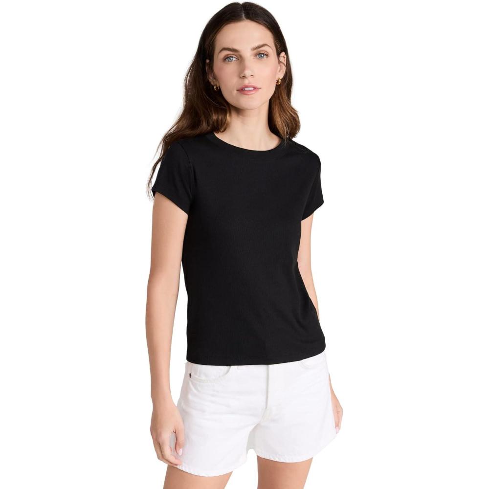 imageMadewell Womens Pima Rib TeeTrue Black
