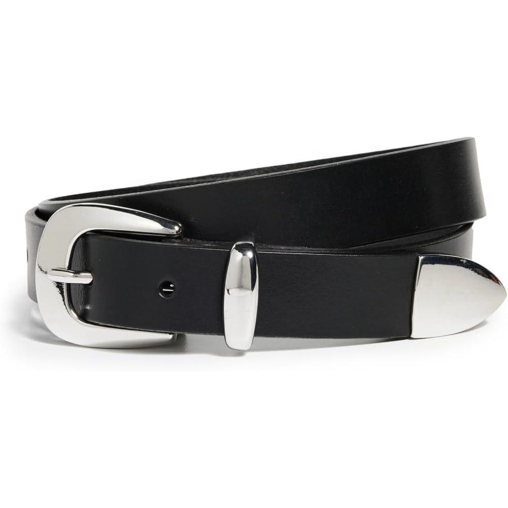 imageMadewell Womens Skinny Leather Western BeltTrue Black