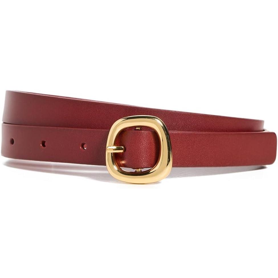 imageMadewell Womens Skinny Puffy Buckle BeltBright Ember