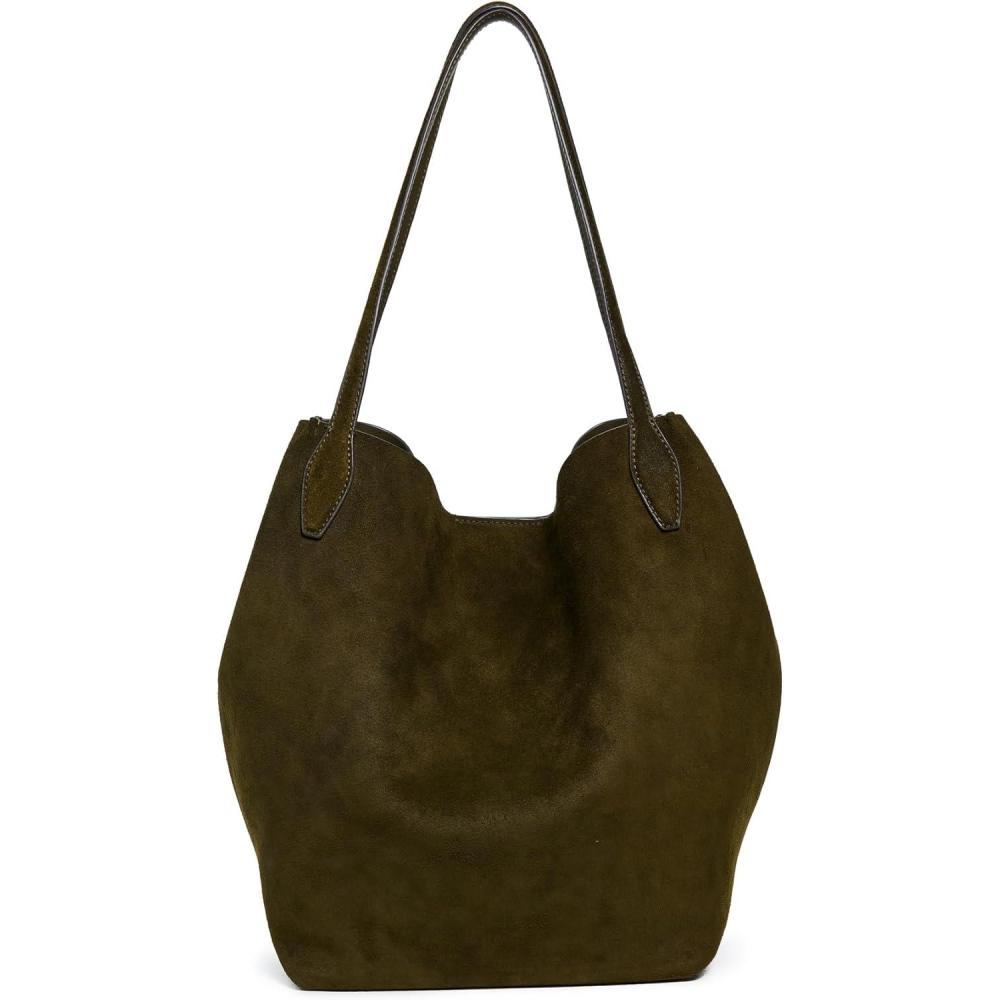 imageMadewell Womens Suede Soft Grain Shopper ToteDried Olive