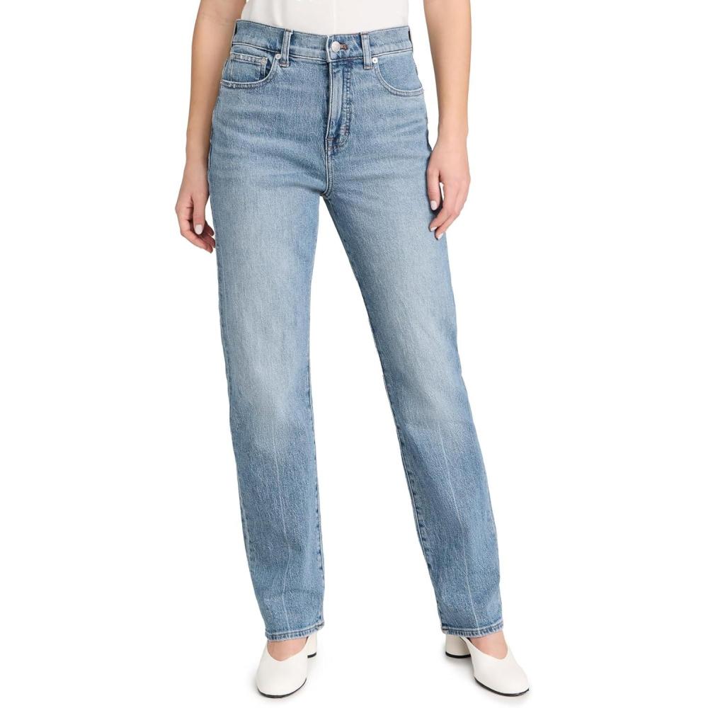 imageMadewell Womens The 90s Straight Jeans in Rondell Wash Crease EditionRondell