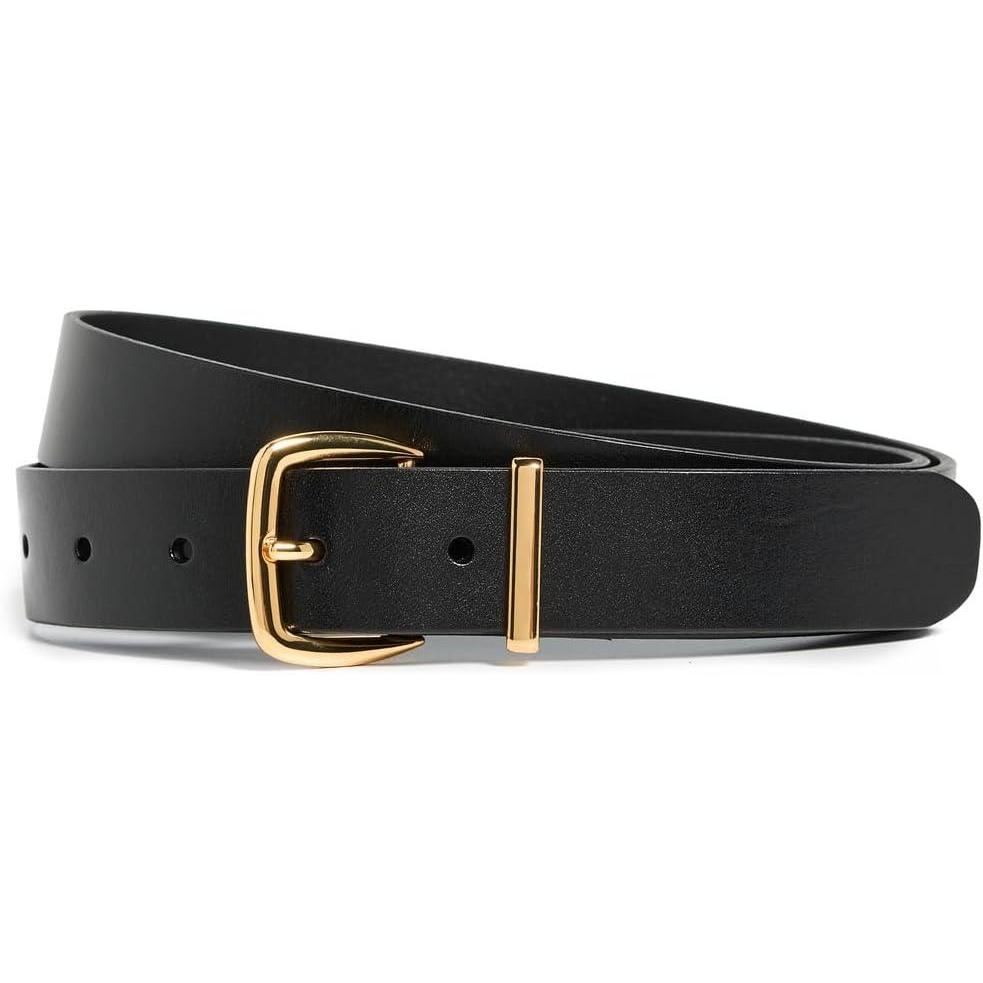 imageMadewell Womens The Essential Leather BeltTrue Black