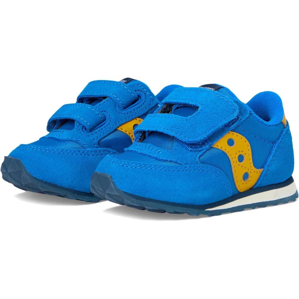 imageSaucony Kids Baby Jazz Hook ampamp Loop SneakersBlueYellow