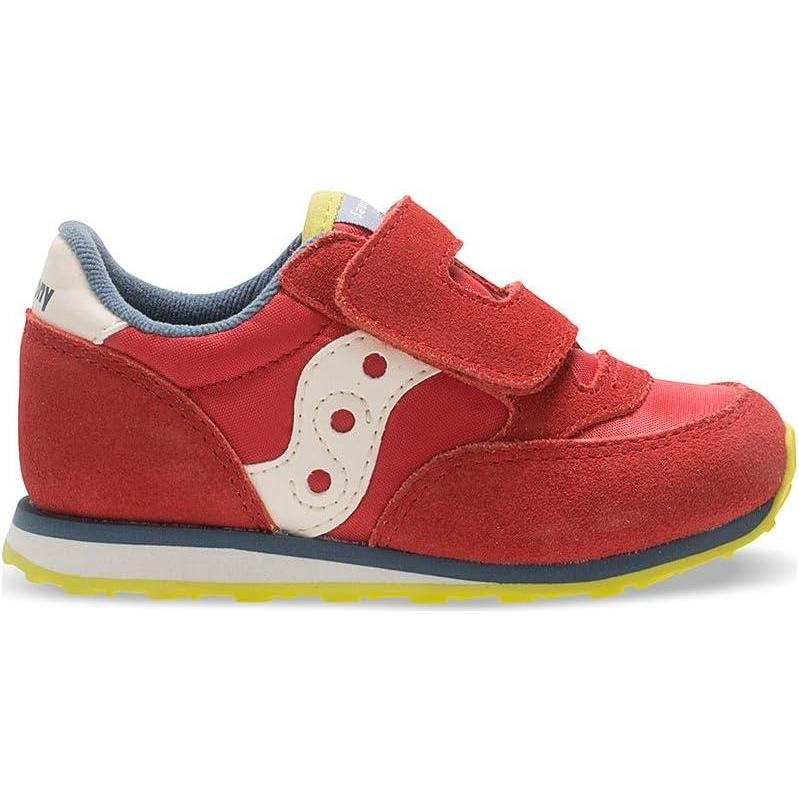 imageSaucony Kids Baby Jazz Hook ampamp Loop SneakersRedBlueLime