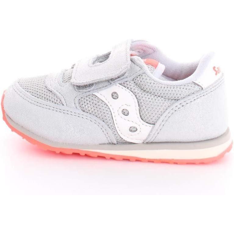 imageSaucony Kids Baby Jazz Hook ampamp Loop SneakersSilver Sparkle