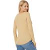Madewell Whisper Cotton Rib-Crewneck Long-Sleeve Tee(Desert Dune)