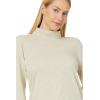 Madewell Whisper Cotton Turtleneck(Sunfaded Sage)
