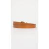 Madewell Women’s Chunky Buckle Skinny Leather Belt(Desert Camel)