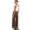 Madewell Womens Flared Wide-Leg Crop Jean in Dark Mocha(Dark Mocha)