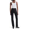 Madewell Womens Longline Straight Jean in Black Frost(Black Frost)