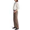 Madewell Womens Longline Straight Jean in Dark Mocha(Dark Mocha)