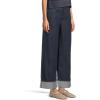 Madewell Womens Low Slung Baggy Rinse with Cuff in Rinse Wash(Rinse Wash)