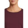 Madewell Womens Northside Long Sleeve Tee(Bordeaux)