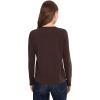 Madewell Womens Northside Long Sleeve Tee(Dark Carob)