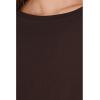 Madewell Womens Northside Long Sleeve Tee(Dark Carob)
