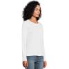 Madewell Womens Northside Long Sleeve Tee(White)