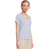 Madewell Womens Northside Vneck Tee(Pale Dawn)