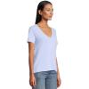 Madewell Womens Northside Vneck Tee(Peri Blue)