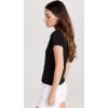 Madewell Women’s Pima Rib Tee(True Black)