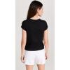 Madewell Women’s Pima Rib Tee(True Black)