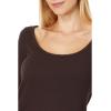 Madewell Women’s Pointelle Tee(Dark Carob)