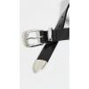 Madewell Women’s Skinny Leather Western Belt(True Black)