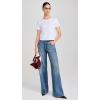 Madewell Women’s Slub Boxy-Crop Tee(Eyelet White)