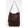 Madewell Women’s The Essential Bucket Tote in Suede(Dark Carob)