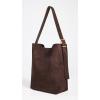 Madewell Women’s The Essential Bucket Tote in Suede(Dark Carob)